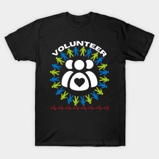 Spread Love with Volunteerism: Inspiring Designs T-Shirt